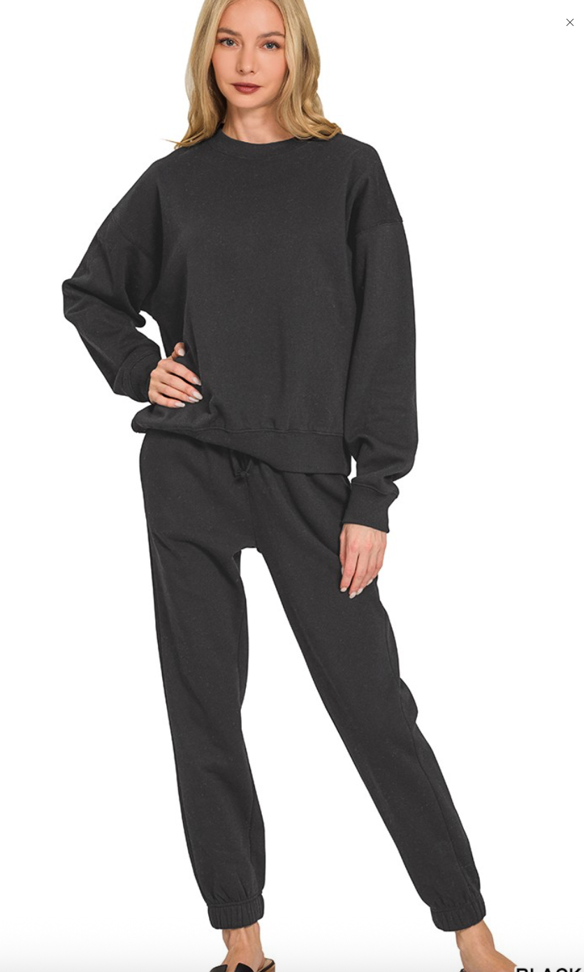 🖤 Chic & Black Lounge Set