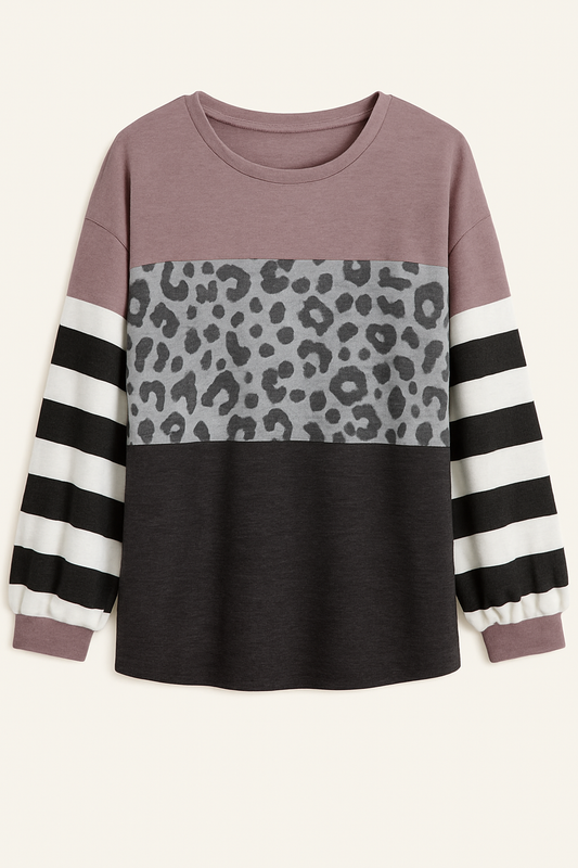 🖤 Wild & Bold Colorblock Top 🖤