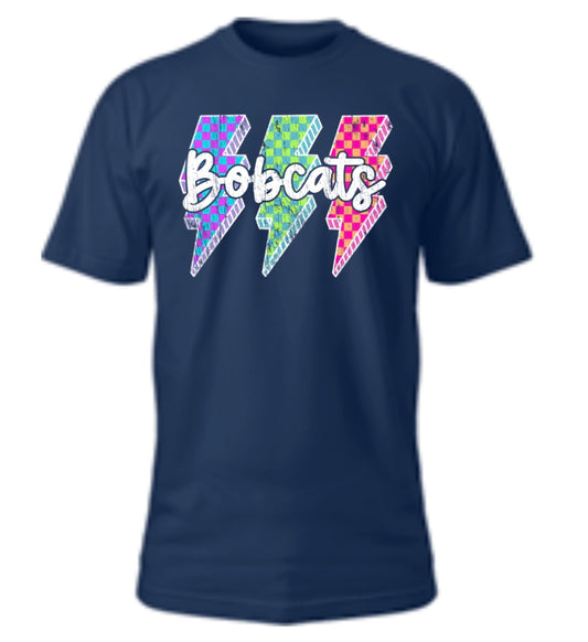 ⚡ Retro Bolt Bobcats Tee