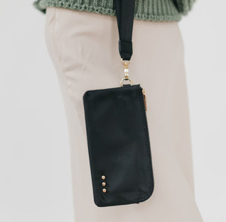 ✨ Cove Double Zip Nylon Wristlet