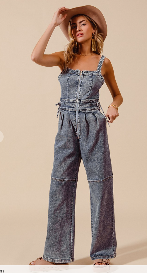 The Rodeo Runaround Denim Jumpsuit